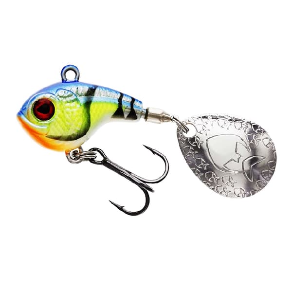 Westin Dropbite Spin Tail Jig 3,7cm 22g Chartreuse Blue Craw