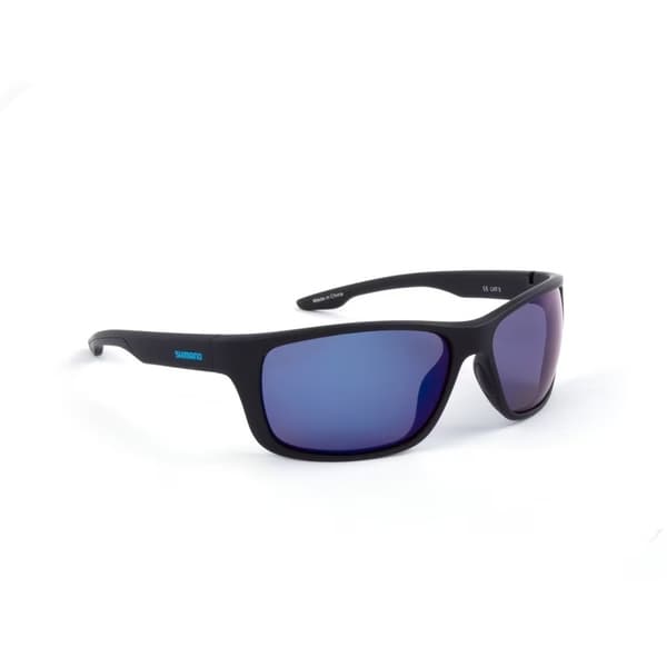 Shimano Eyewear Antares Mat Sort & Blå Spejl