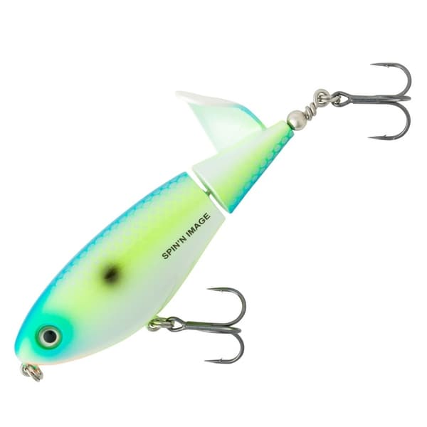 Heddon Spin'n Image 14,5g 9cm - Sitrus Sølv