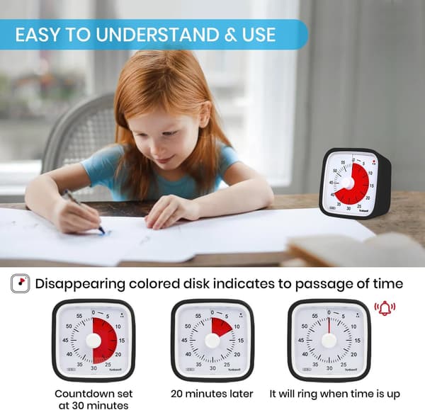 Visuel Timer til Klasseværelset og Børn - 60 minutter
