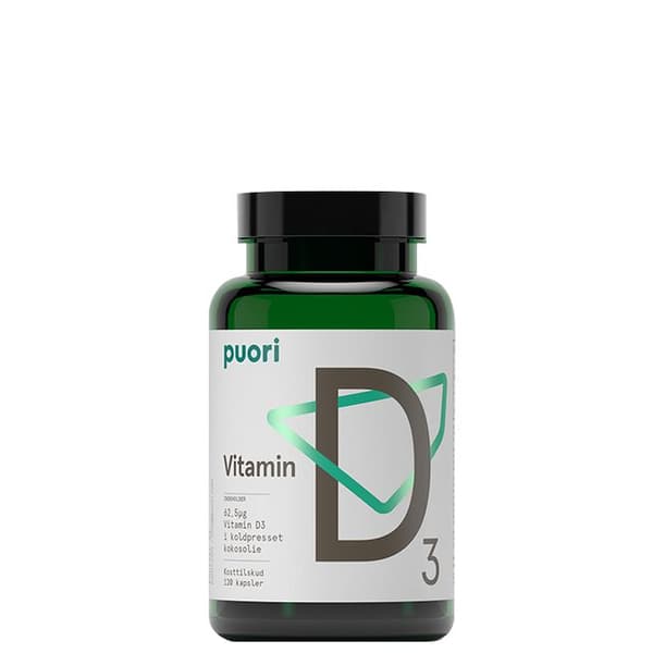 D3-Vitamin + Kokosolja 120 kapslar