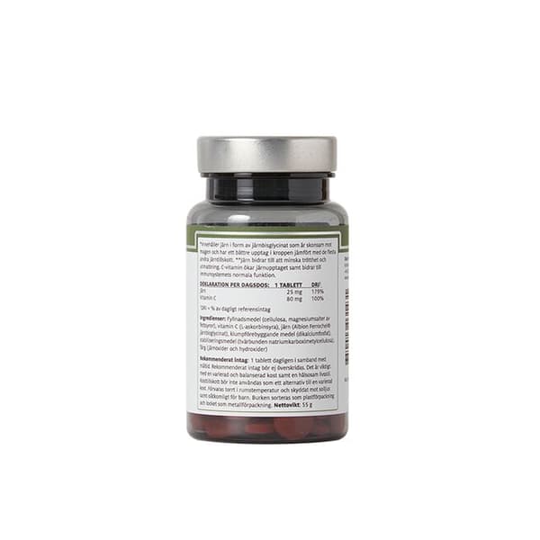 Järn med C-vitamin 100 tabletter