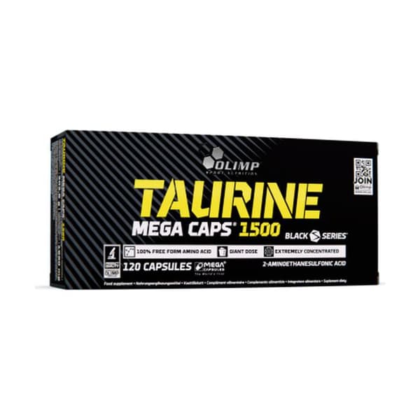 Taurine Mega Caps Aminosyror 120 Kapslar