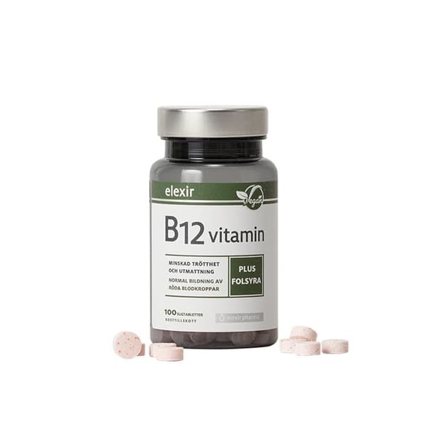 Vitamin B-12 Vegan 100 tabletter