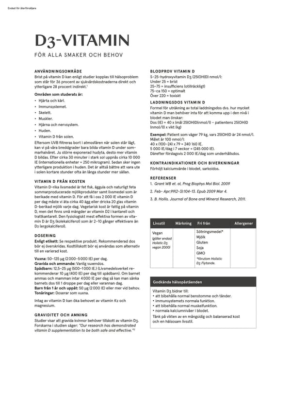 D3-vitamin 5000, 90 kapslar