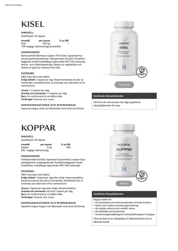Kisel 250 mg, 90 kapslar