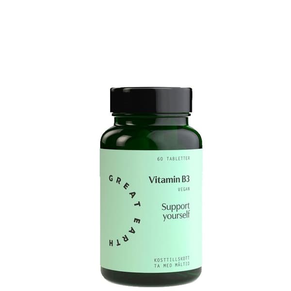 Vitamin B3 Niacin 60 tabletter