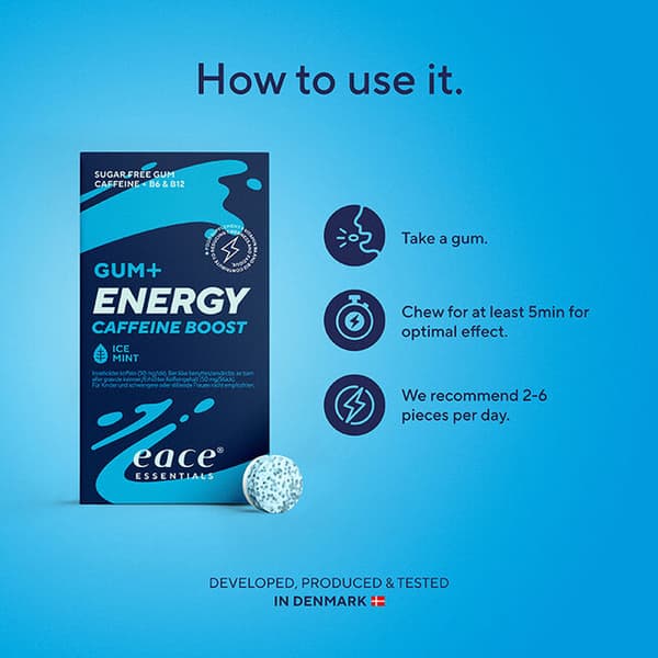 Tuggummi Energy Boost 10 st
