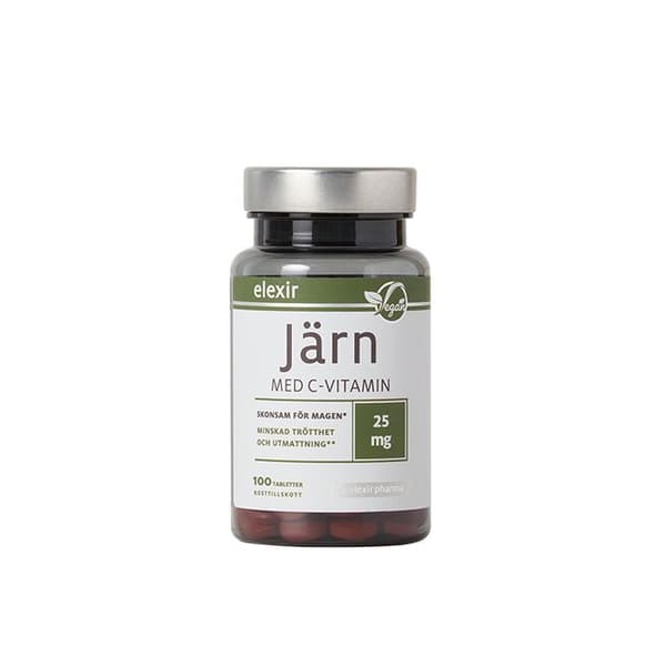 Järn med C-vitamin 100 tabletter