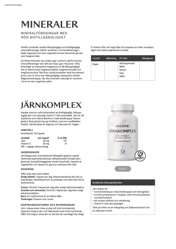 Mangan 5 mg, 90 kapslar
