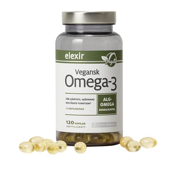Vegansk Omega-3 120 kapslar