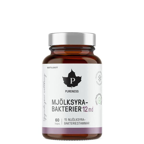 Mjölksyrabakterier 12 md 60 kapslar