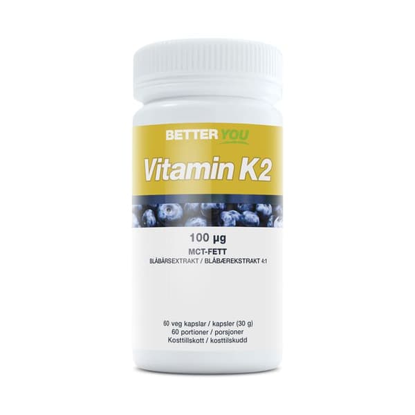 Vitamin K2 100 µg 60 kapslar