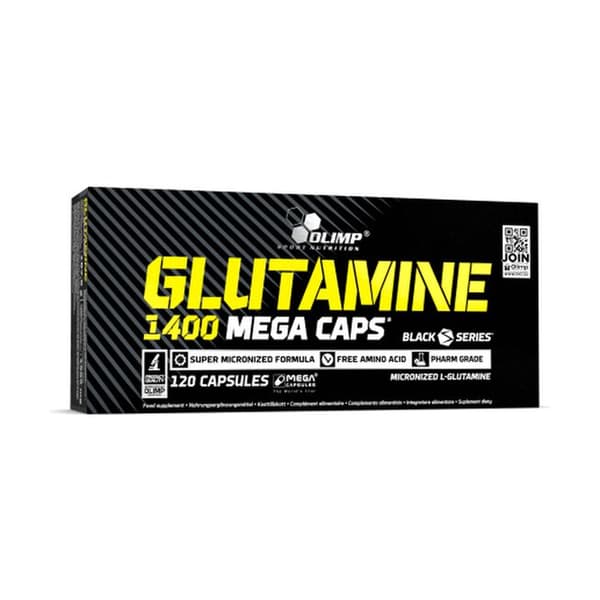 Glutamine Mega Caps 1400 120 kapslar