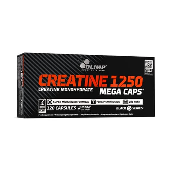 Creatine 1250 Kreatin Monohydrat 120 Mega Kapslar