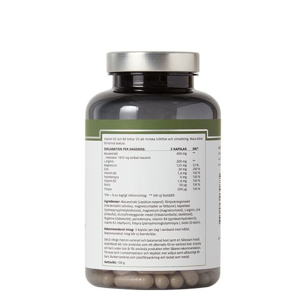 Maca L-arginin 180 kapslar
