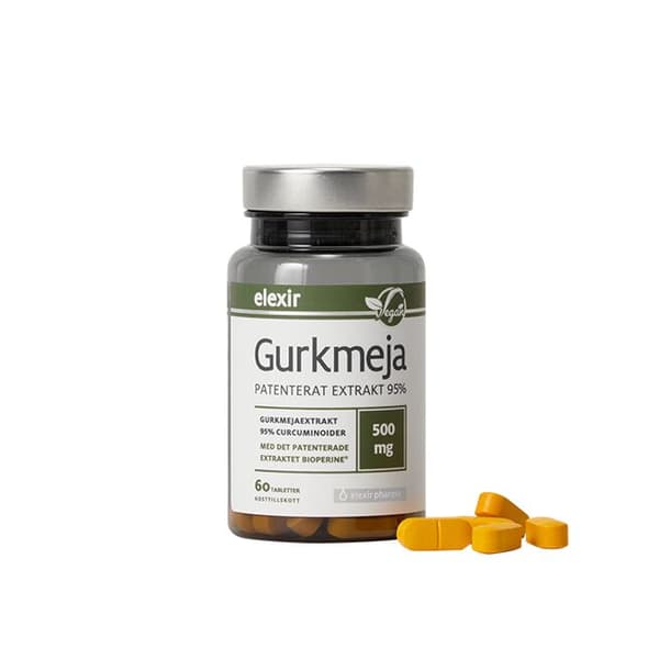 Gurkmeja 500 mg 60 tabletter