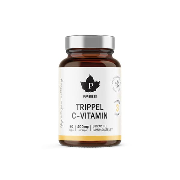 Trippel C-vitamin 60 kapslar