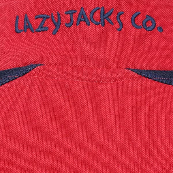 Lazy Jacks Mens Contrast Panel Pique Sweatshirt