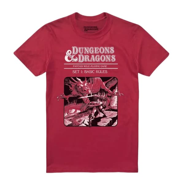 Dungeons & Dragons Mens Basic Rules Box T-Shirt