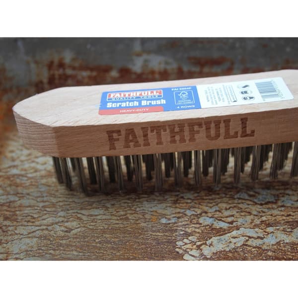 Faithfull Heavy-duty Scratch Brush