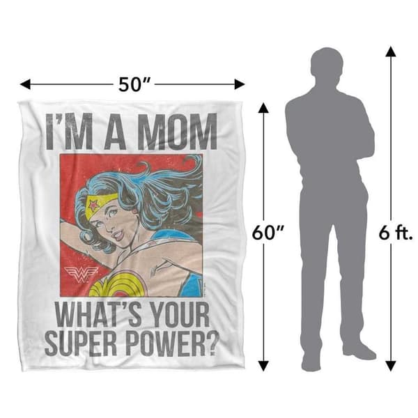 Wonder Woman I´m A Mom Comic Soft Touch Blanket