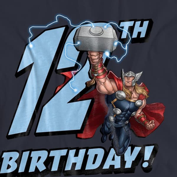 Thor T-shirt för kvinnor/damer 12-årsdag