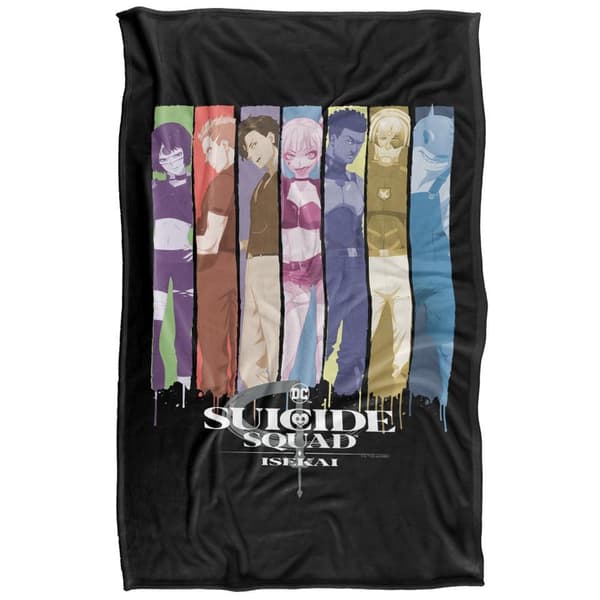Suicide Squad Isekai Line Up Soft Touch Blanket