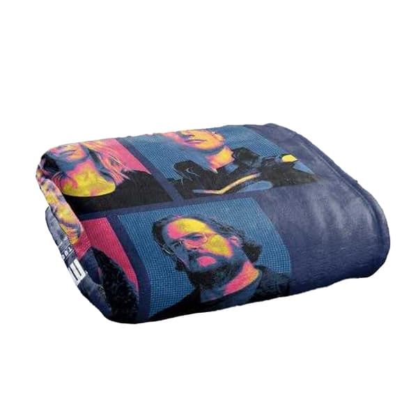 Peacemaker Season Two Character Faces Soft Touch Blanket