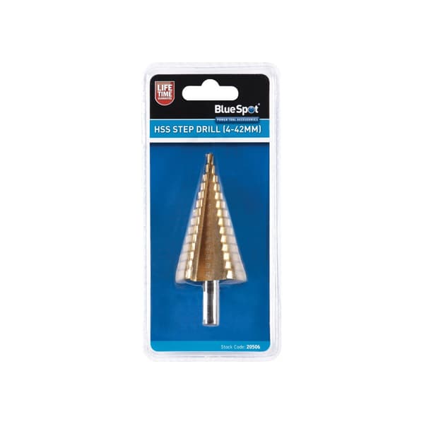 BlueSpot Tools Hss trinbor 4-42mm