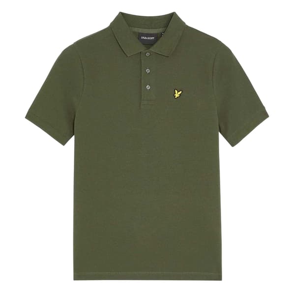 Lyle & Scott Herrbroderad logotyp pikétröja