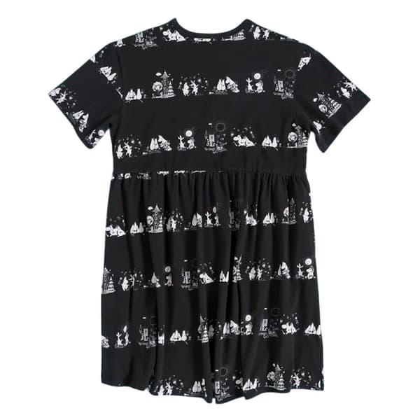 Mumin Dam All-Over Print Smockklänning