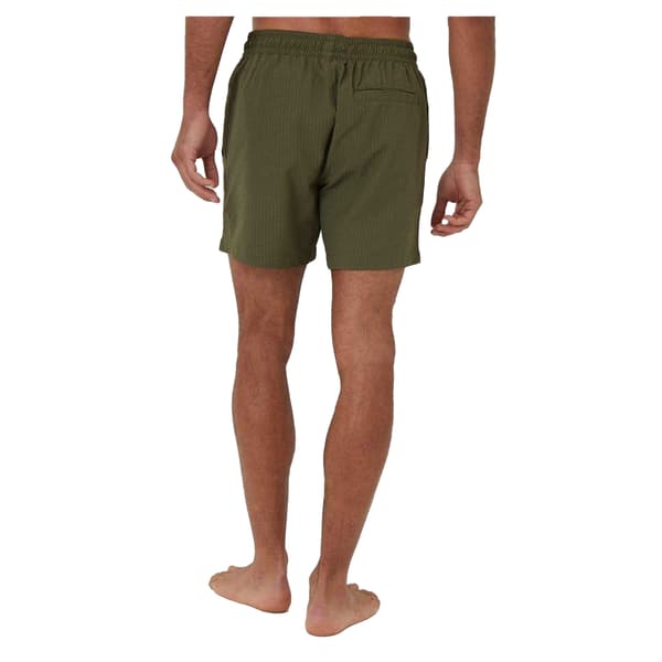 Threadbare Badshorts för män med textur och avslappnad passform
