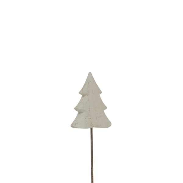 Hill Interiors White Washed Pine Tree Christmas Decoration