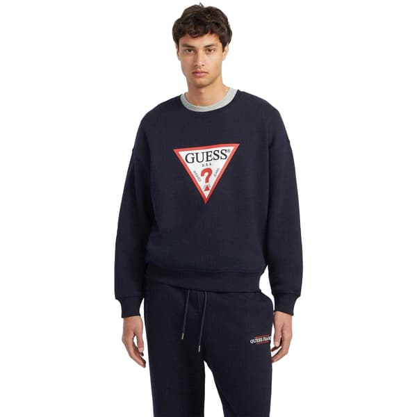 Guess Mens Triangle Oversized Sweatshirt