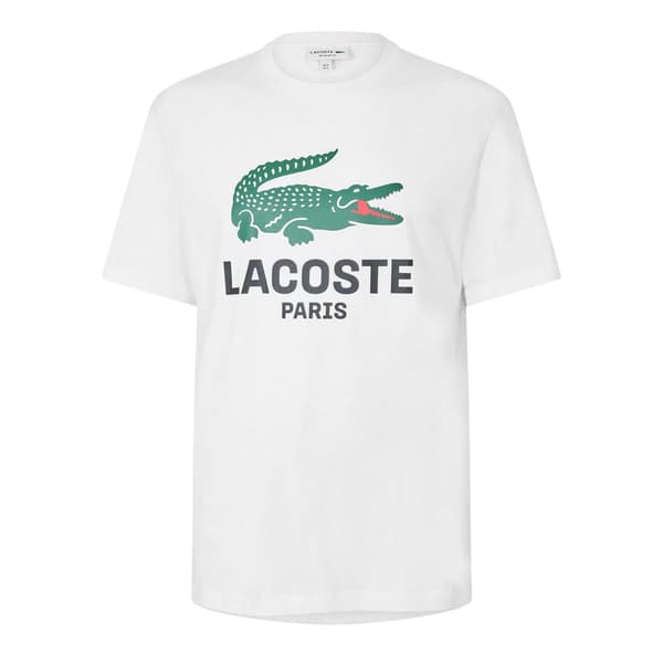 Lacoste Herr Paris Logotyp T-shirt