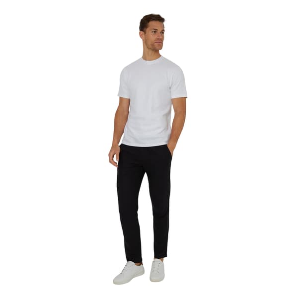 Threadbare Mens Textured Crew Neck Regular T-Shirt