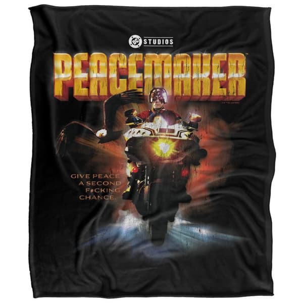 Peacemaker Motorcycle Soft Touch Blanket