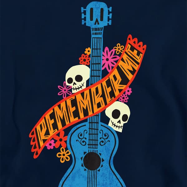 Coco Barn/Kids Remember Me Gitarr Med Skallar Hoodie