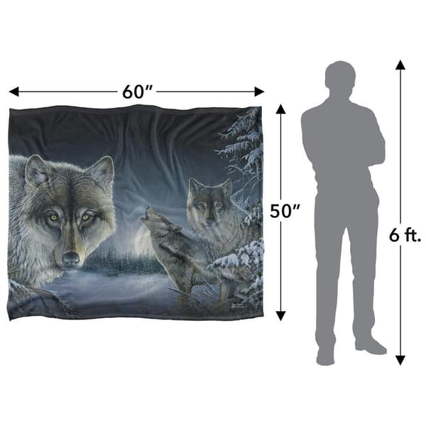 Wild Wings Midnight Wolves 2 Silky Supersoft -peitto