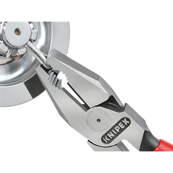 Knipex 02 01 Series High Leverage Combination Pliers, Plastic Coated Grip