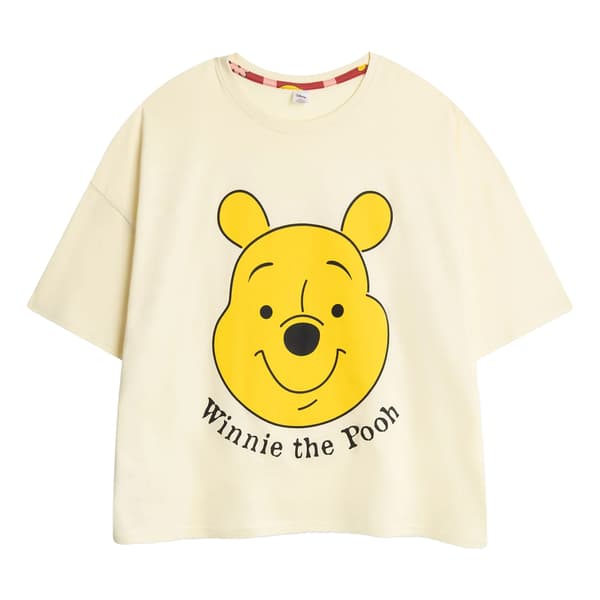 Nalle Puh Dam Kortärmad Lång Pyjamas Set