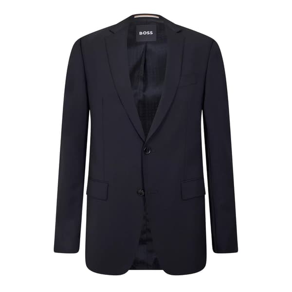 Boss Mens Lapel Single-Breasted Blazer