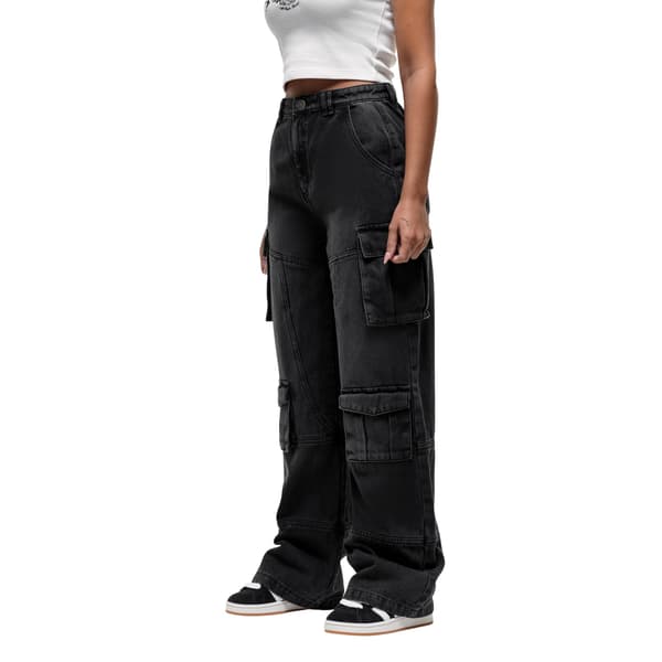 Good For Nothing Dam/Dam Cargojeans i Denim