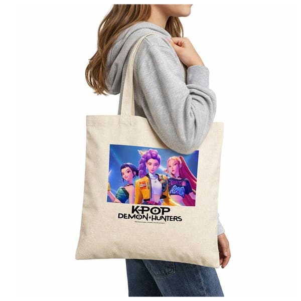 K-Pop Demon Hunters Heroic Huntrix Reusable Tote Bag