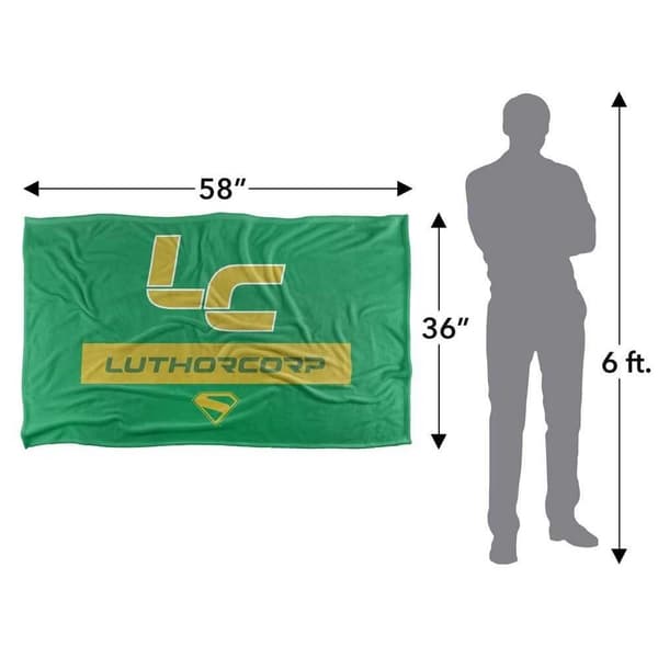 Superman Luthorcorp Blanket
