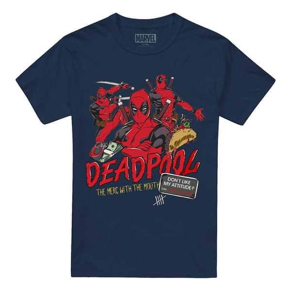 Deadpool Mens Attitude T-Shirt