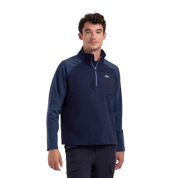 Trespass Mens Eric Quarter Zip Active Top