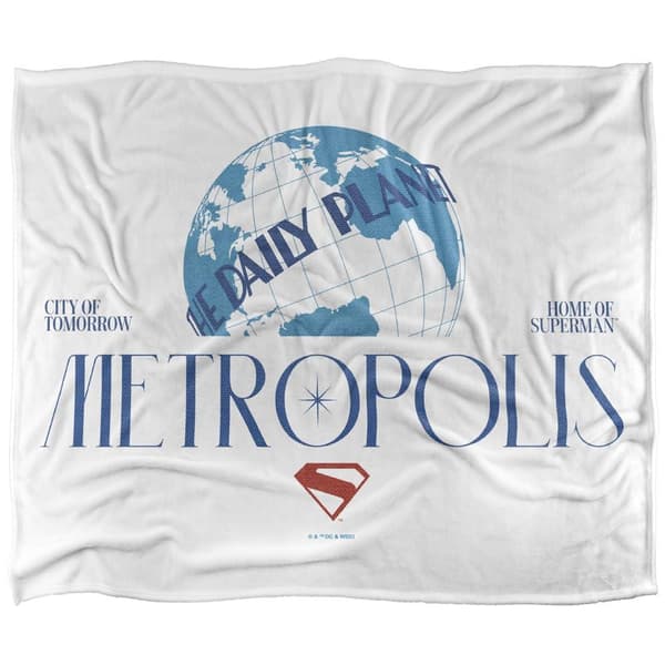 Superman 2025 Metropolis Blanket