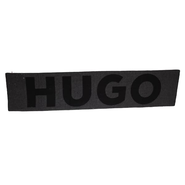 Hugo Logomönstrad Halsduk i Ulljacquard